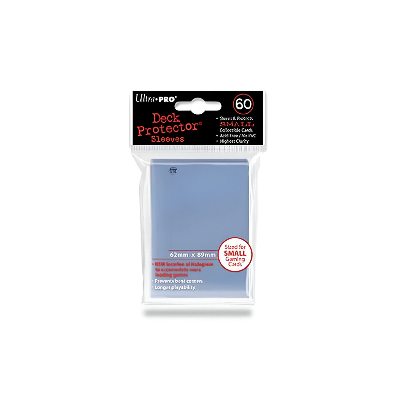 Ultra Pro – Small Card Sleeves 60pk – Clear (10 Packs CDU)