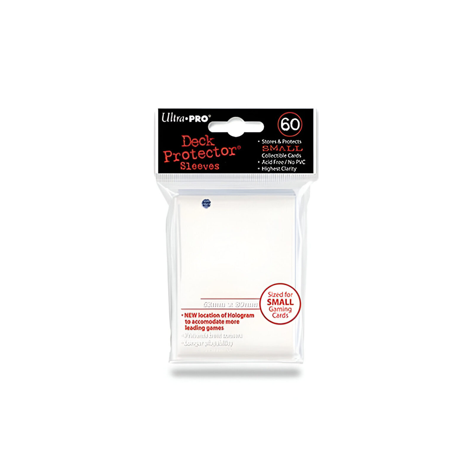 Ultra Pro – Small Card Sleeves 60pk – White (10 Packs CDU)