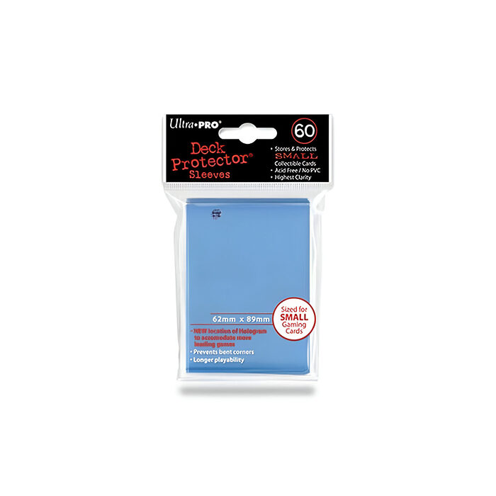 Ultra Pro – Small Card Sleeves 60pk – Light Blue (10 Packs CDU)