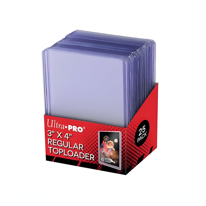 Ultra Pro – 3 x 4 Inch Toploaders Clear 25 Pack