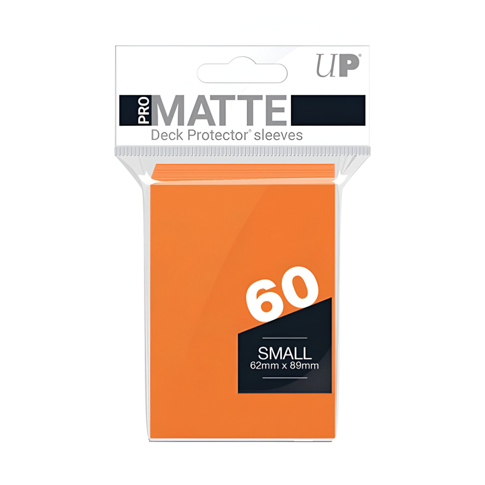 Ultra Pro – Small Pro Matte Card Sleeves 60pk – Orange (10 Packs CDU)