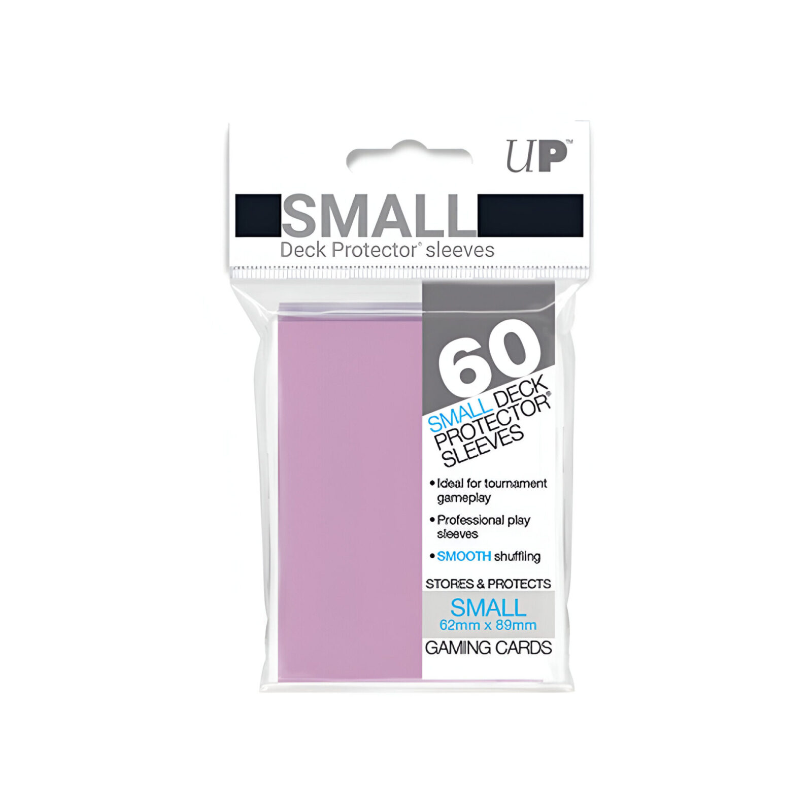 Ultra Pro – Small Card Sleeves 60pk – Pink (10 Count CDU)