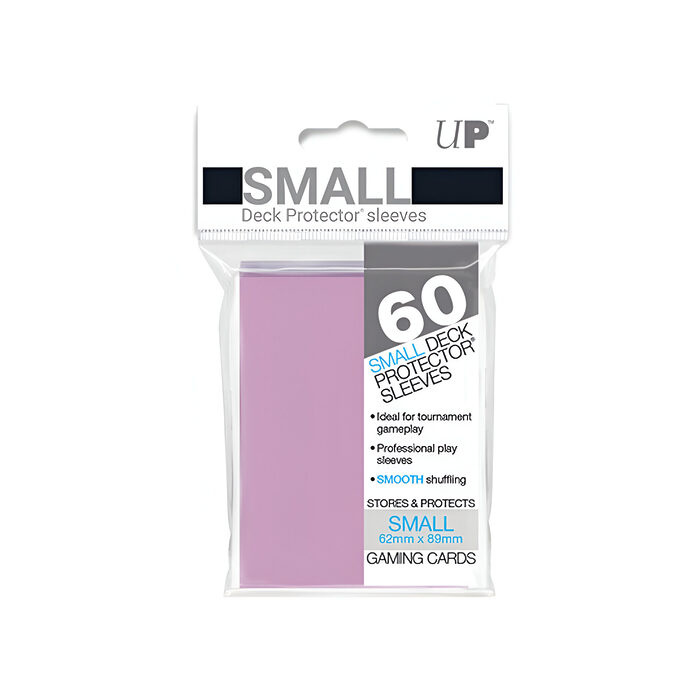 Ultra Pro – Small Card Sleeves 60pk – Pink (10 Packs CDU)