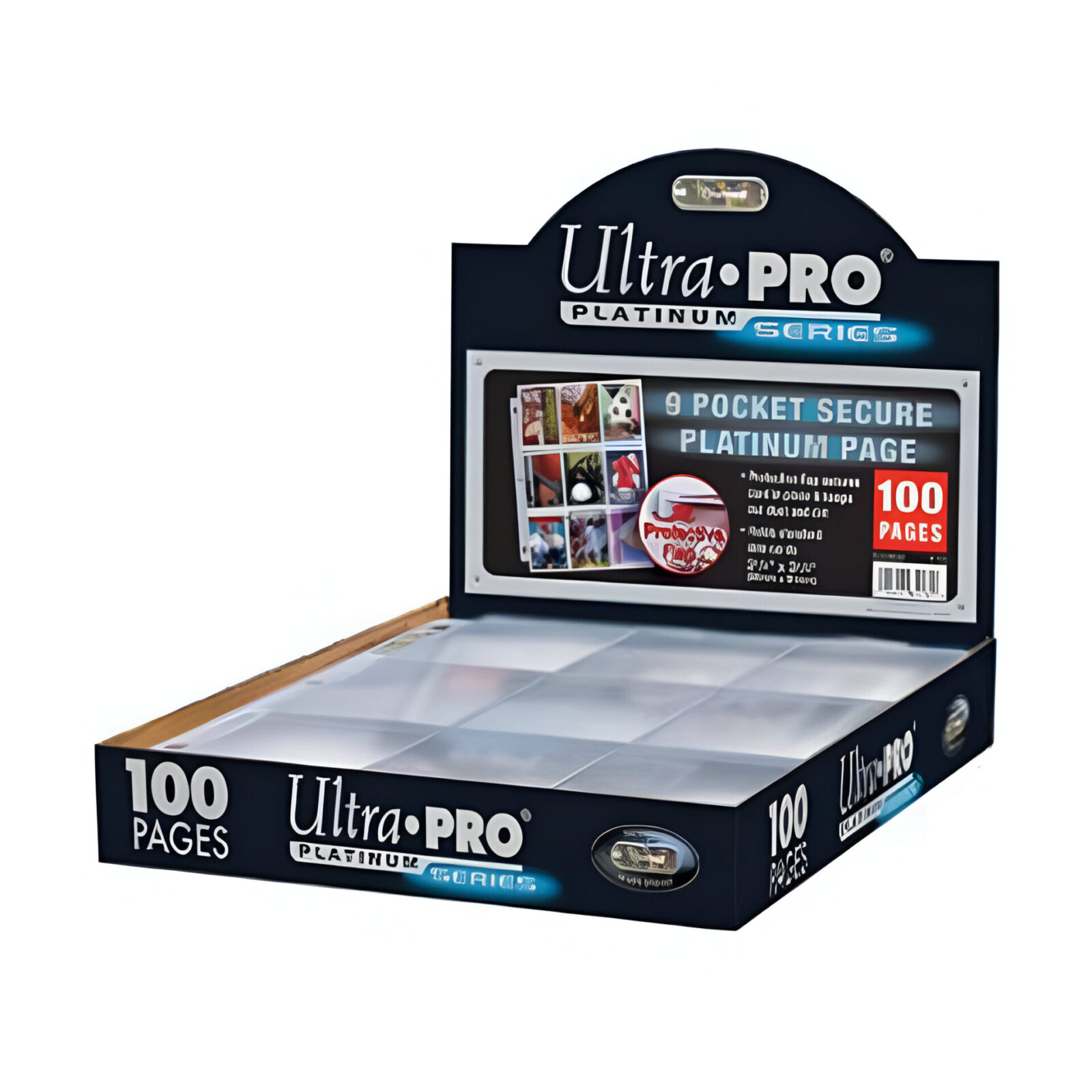 Ultra Pro – Secure Platinum 9 Pocket Pages 3 Hole 100 Pages