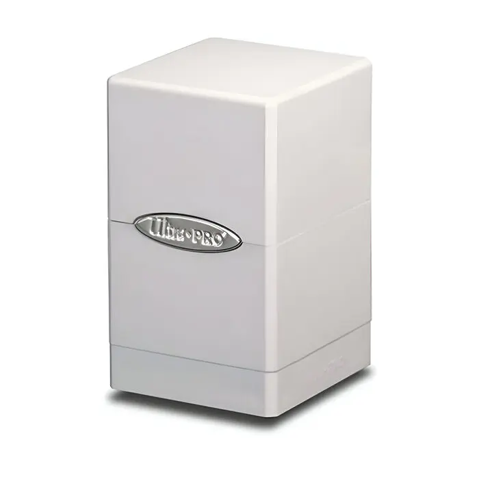 Ultra Pro – Satin Tower Deck Box – White 3