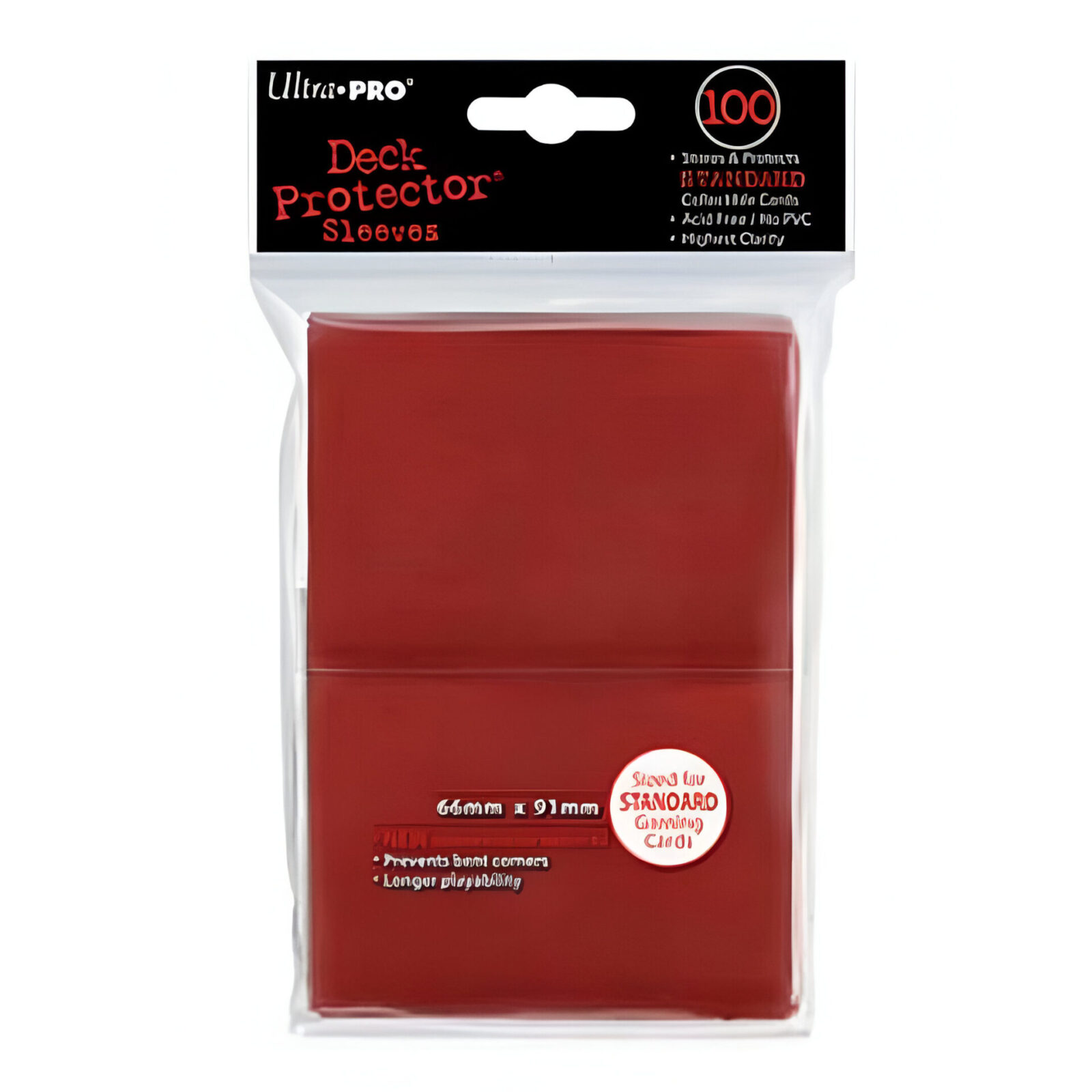 Ultra Pro – Standard Sleeves 100 pack – Red