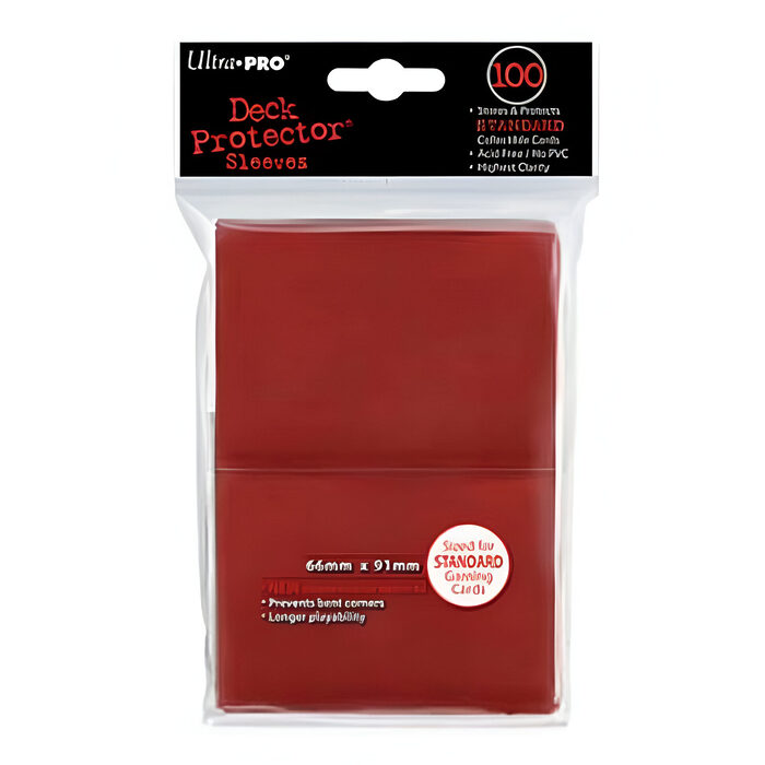 Ultra Pro – Standard Sleeves 100 pack – Red