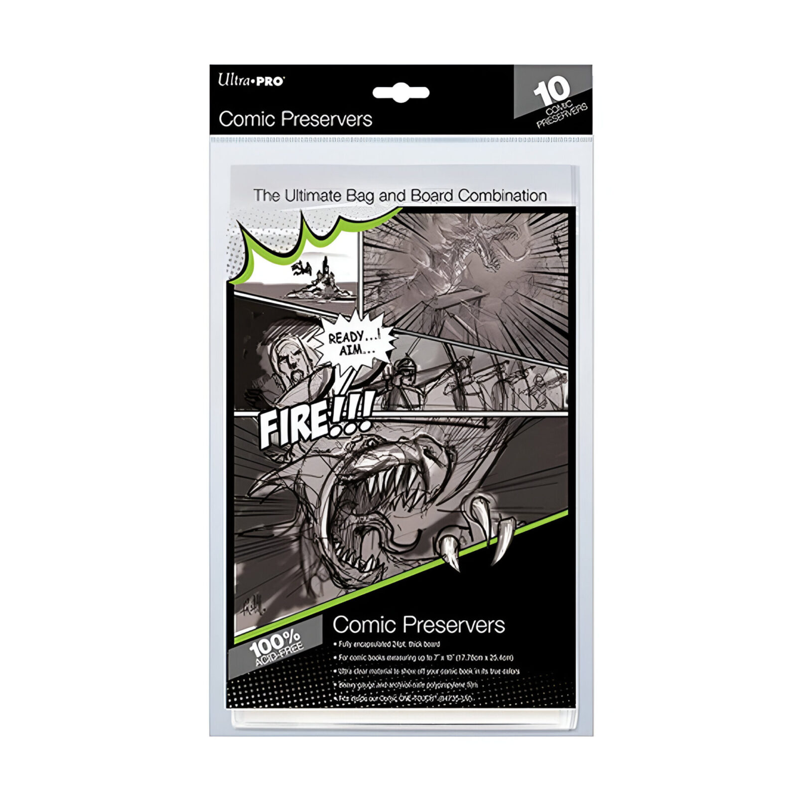 Ultra Pro – Comic Preserver 7 Inch x 10 Inch 10 Pack