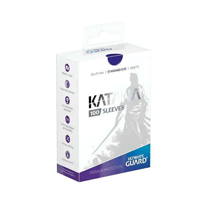 Ultimate Guard – Katana Sleeves – Standard Size – Blue 100 Pack 3