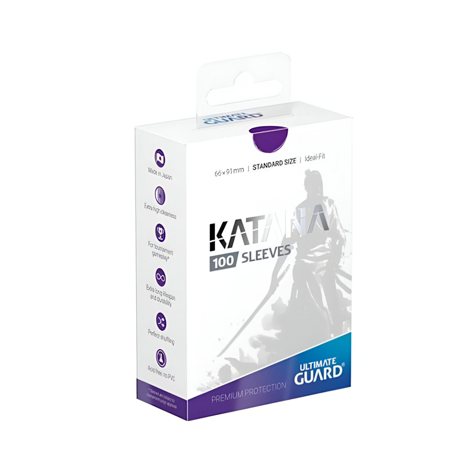 Ultimate Guard – Katana Sleeves – Standard Size – Purple 100 Pack