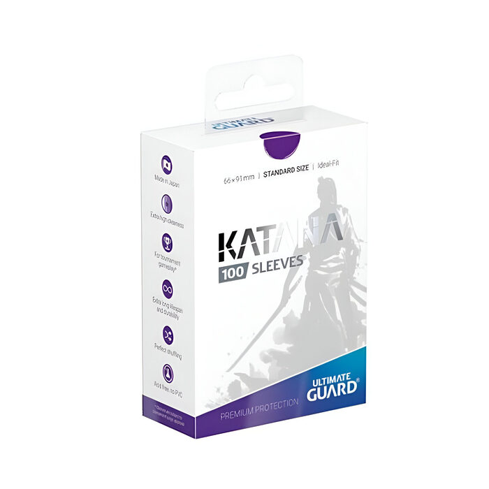 Ultimate Guard – Katana Sleeves – Standard Size – Purple 100 Pack