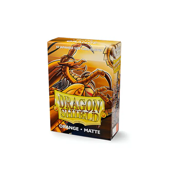 Dragon Shield – Matte Japanese Size Sleeves 60pk – Orange (10 Packs) 3