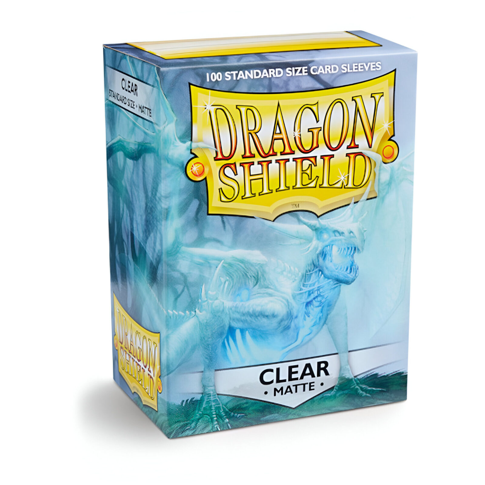 Dragon Shield – Matte Standard Size Sleeves 100pk – Clear (10 Packs)