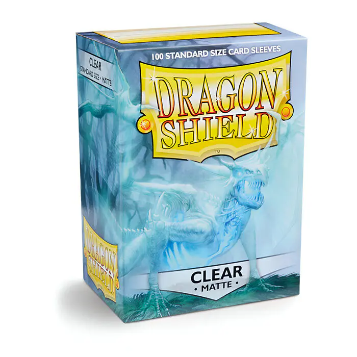 Dragon Shield – Matte Standard Size Sleeves 100pk – Clear (10 Packs) 3