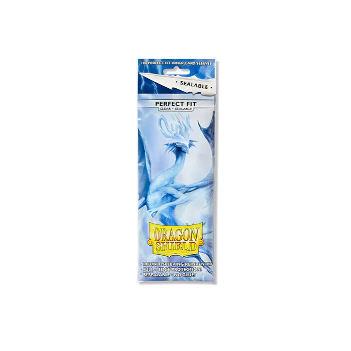 Dragon Shield – Perfect Fit Standard Size Sealable Sleeves 100pk – Clear (15 Packs) 3