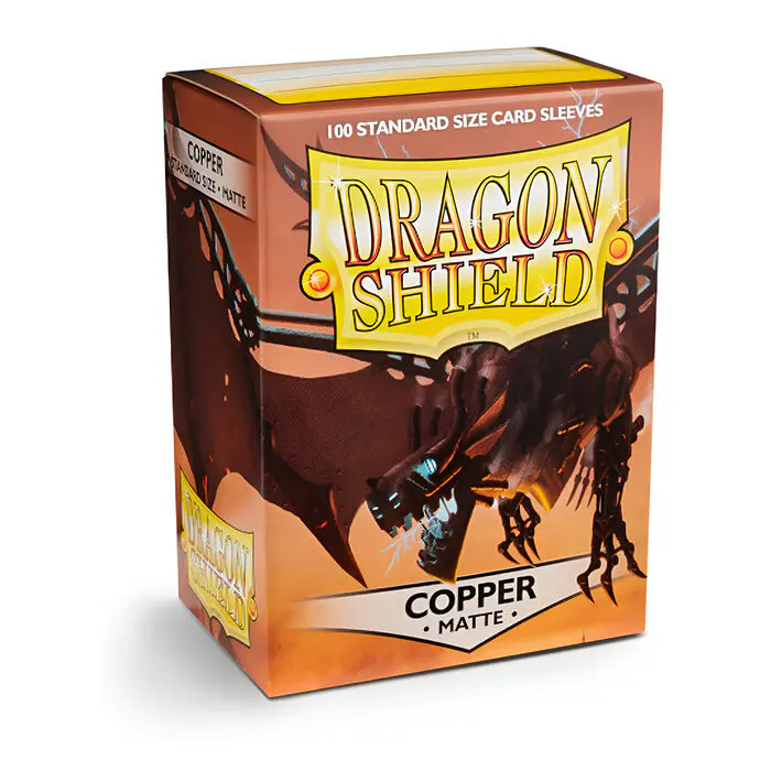Dragon Shield – Matte Standard Size Sleeves 100pk – Copper (10 Packs) 3