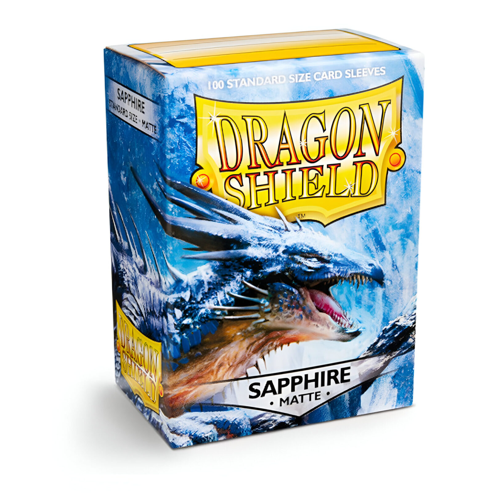 Dragon Shield – Matte Standard Size Sleeves 100pk – Sapphire (10 Packs)