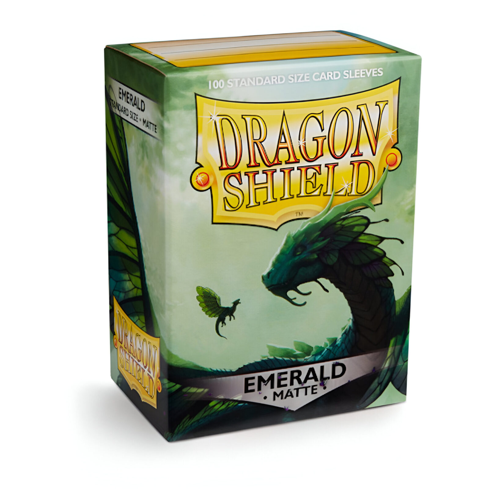 Dragon Shield – Matte Standard Size Sleeves 100pk – Emerald (10 Packs)