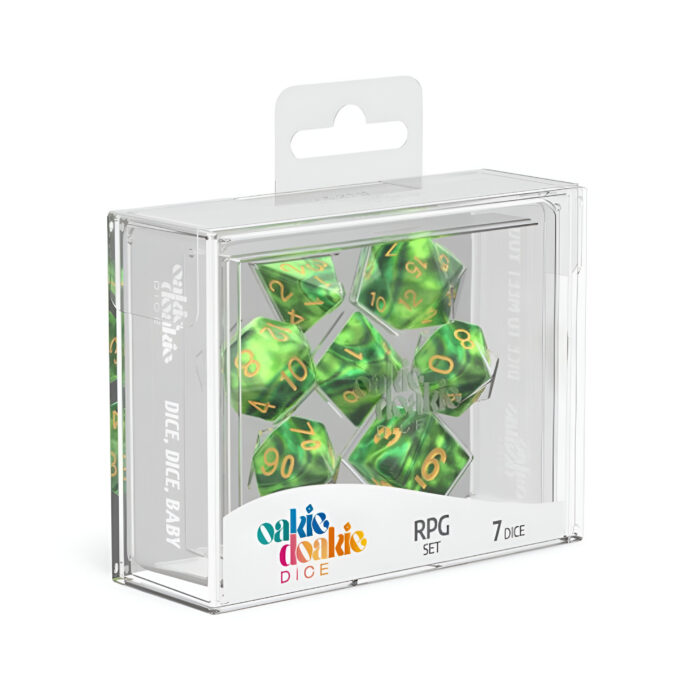 Oakie Doakie Dice – RPG Set 7 Pack Gemidice – Jungle