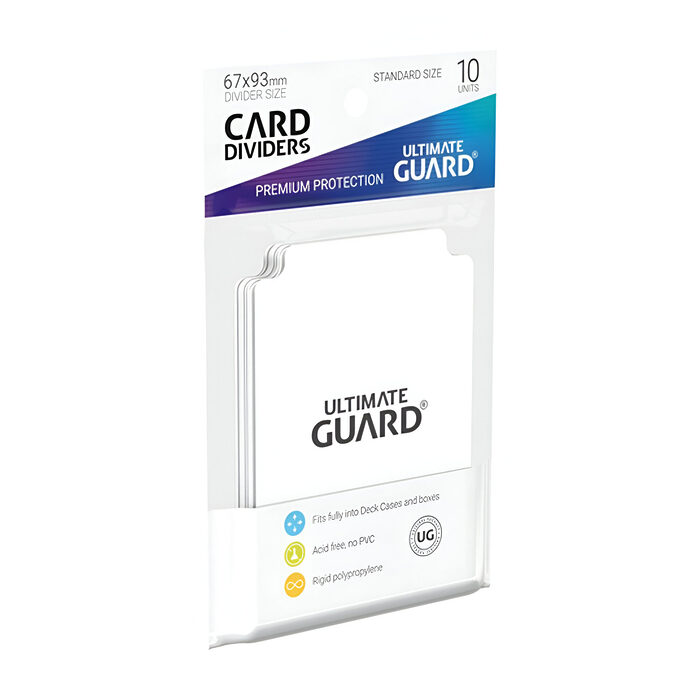 Ultimate Guard – Card Dividers White 10 Pack (10 Packs)