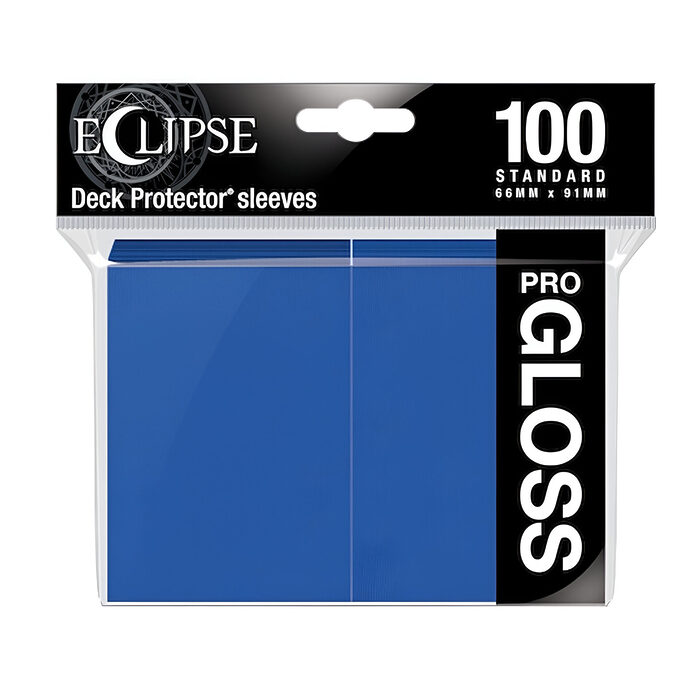 Ultra Pro – Eclipse Gloss Standard Sleeves 100 Pack – Pacific Blue