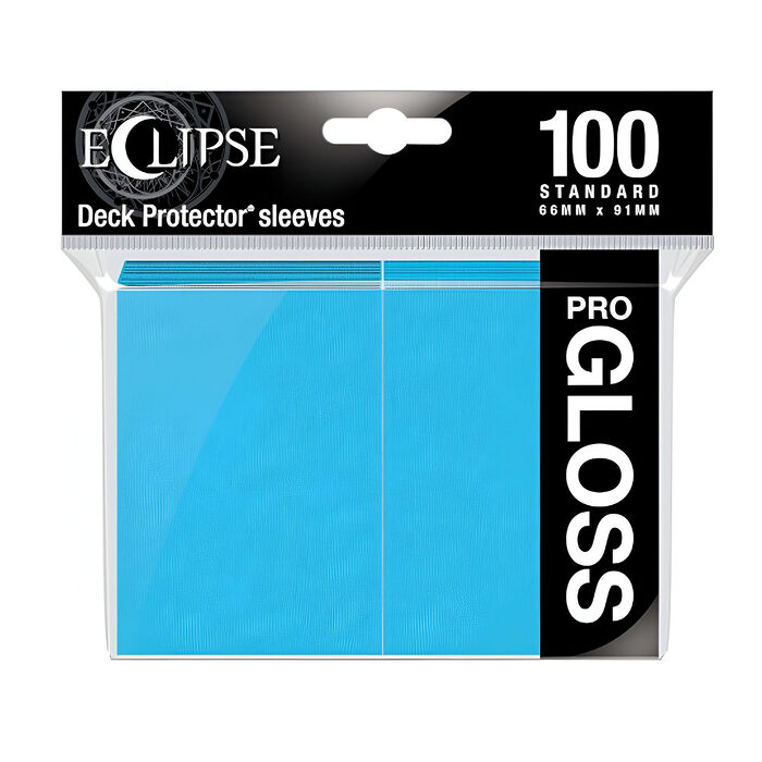 Ultra Pro – Eclipse Gloss Standard Sleeves 100 Pack – Sky Blue