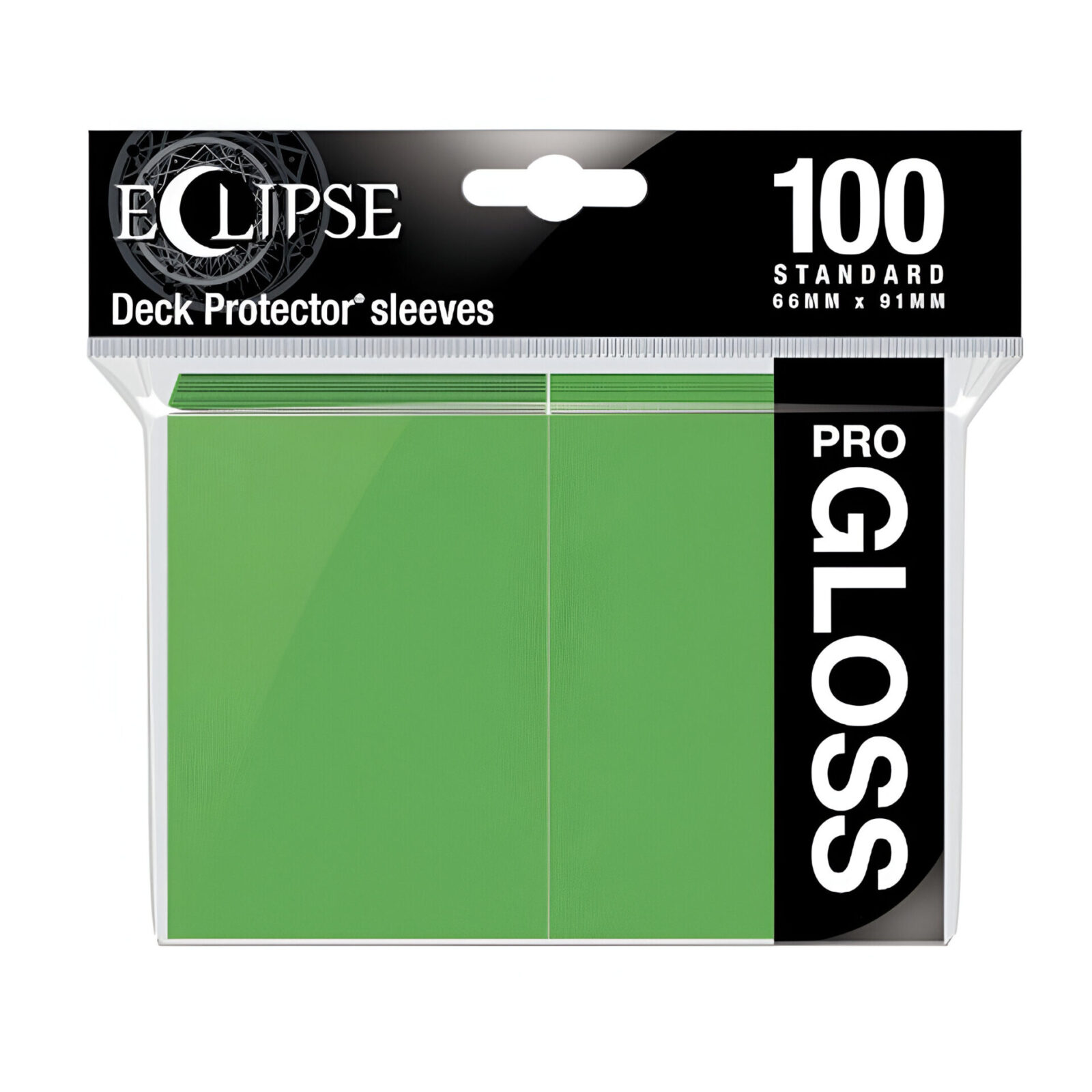 Ultra Pro – Eclipse Gloss Standard Sleeves 100 Pack – Lime Green