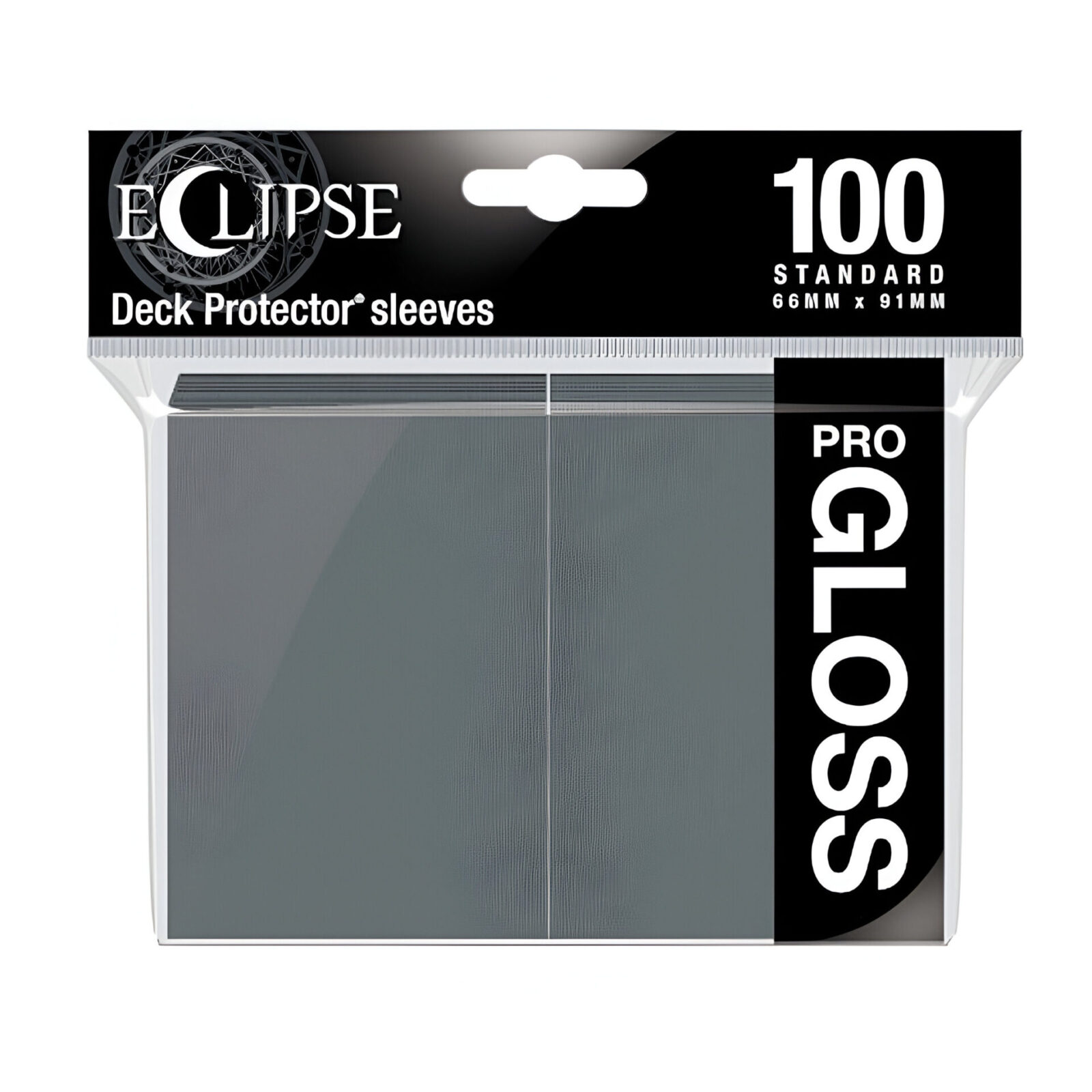 Ultra Pro – Eclipse Gloss Standard Sleeves 100 Pack – Smoke Grey