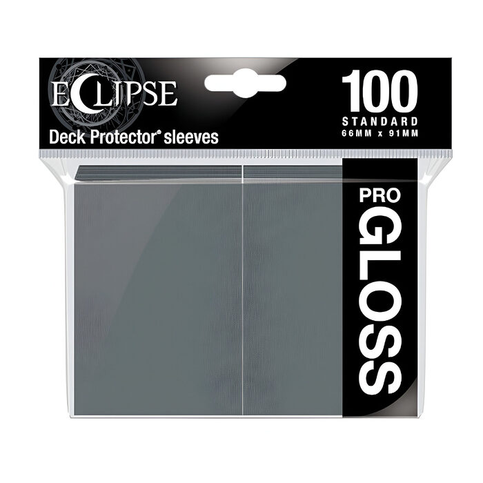 Ultra Pro – Eclipse Gloss Standard Sleeves 100 Pack – Smoke Grey