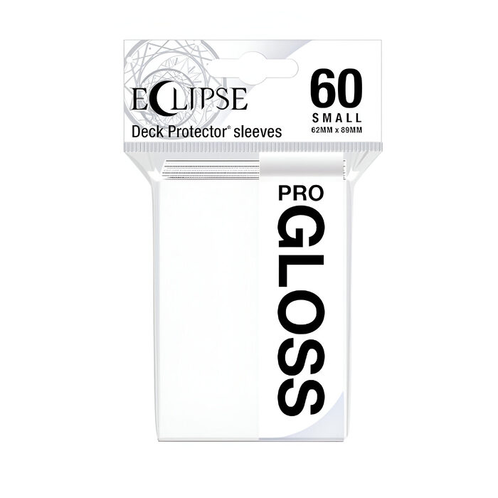 Ultra Pro – Eclipse Gloss Small Sleeves 60 Pack – Arctic White