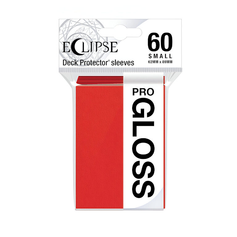 Ultra Pro – Eclipse Gloss Small Sleeves 60 Pack – Apple Red