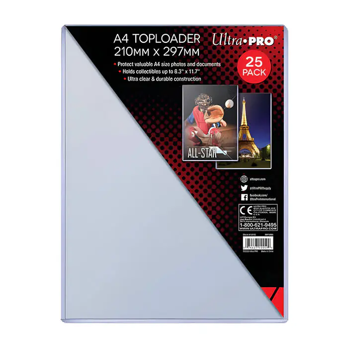 Ultra Pro – A4 Toploaders 25 Pack 3