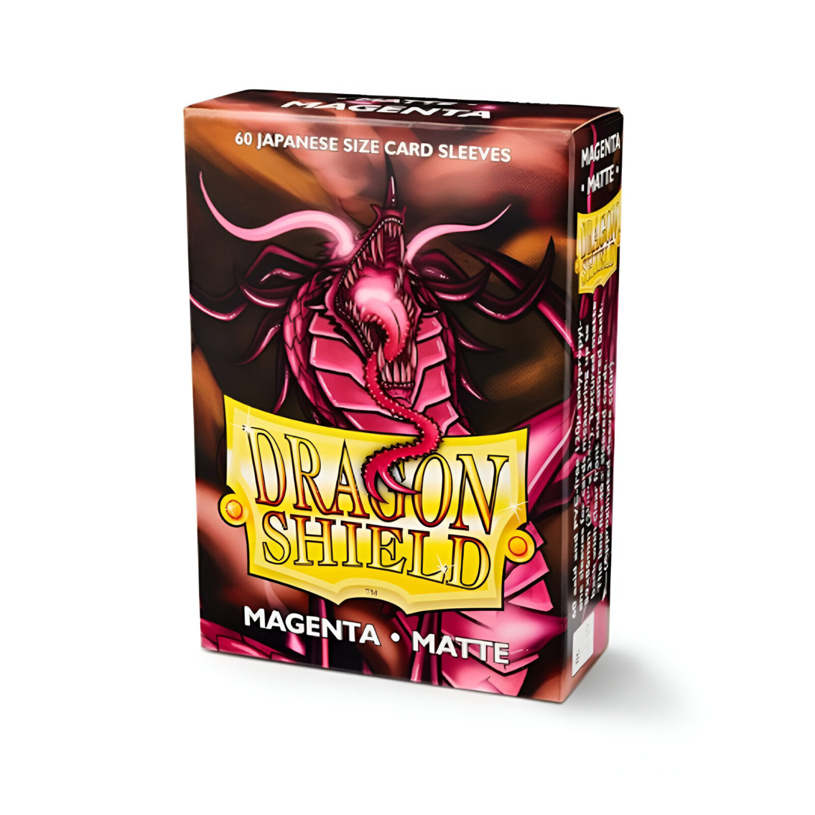 Dragon Shield – Matte Japanese Size Sleeves 60pk – Magenta (10 Packs)