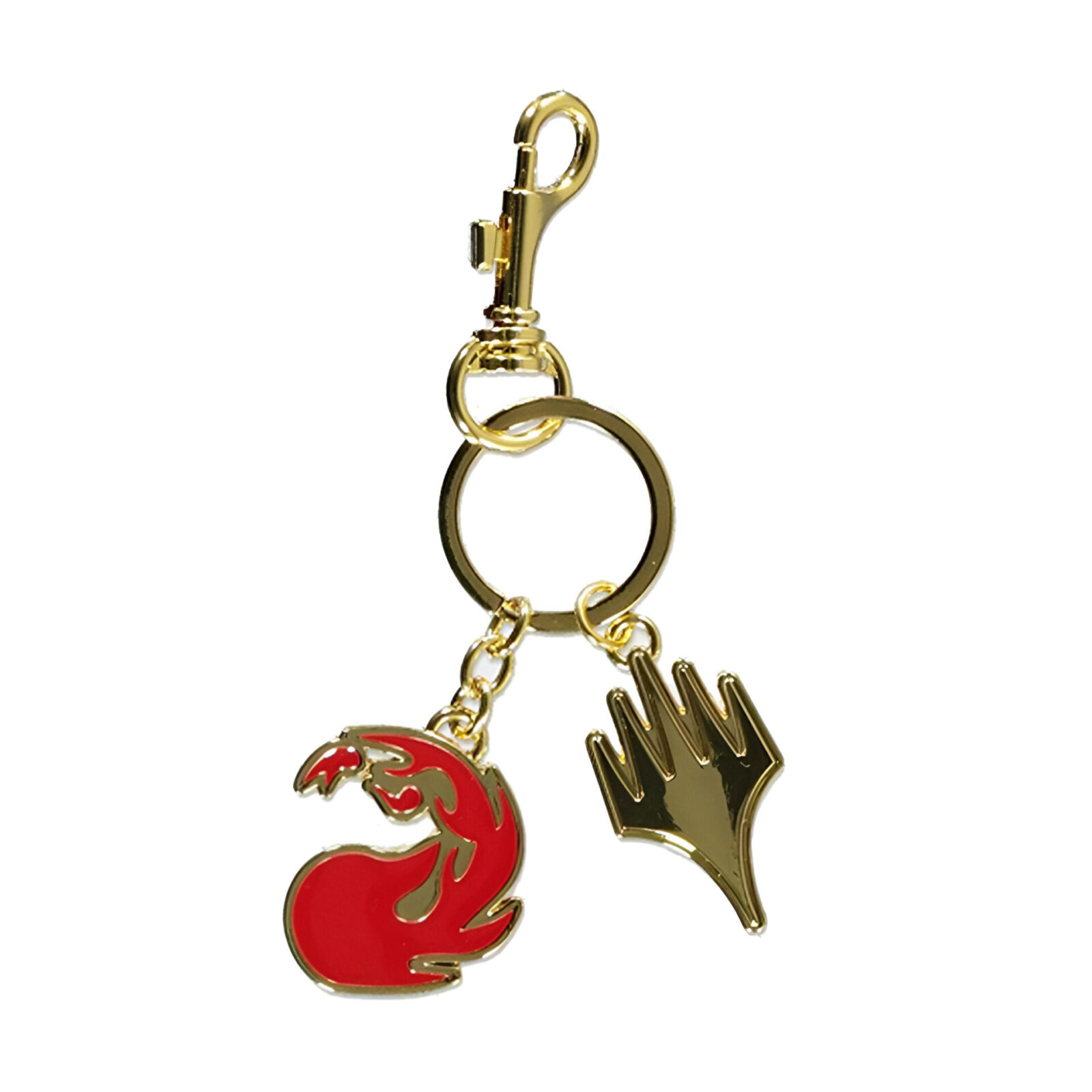 Magic: The Gathering – Red Mana Metal Keychain