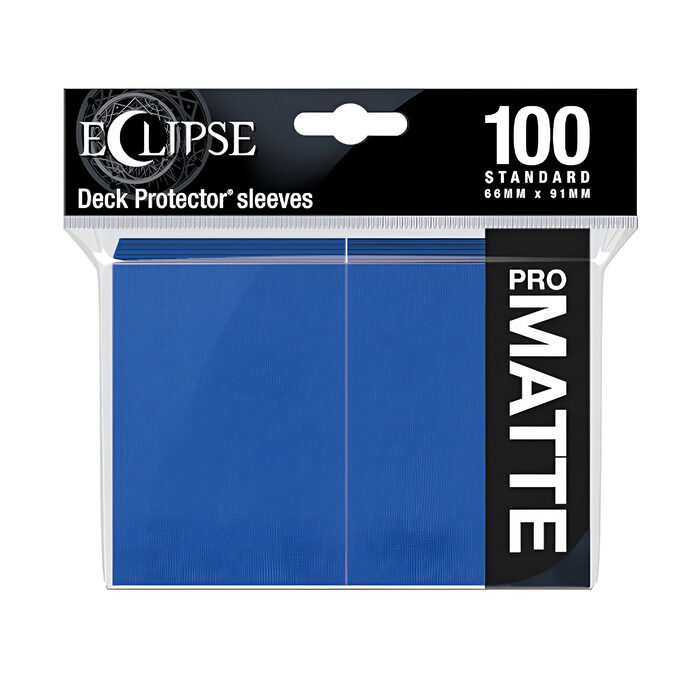 Ultra Pro – Eclipse Standard Matte Sleeves 100 Pack – Pacific Blue