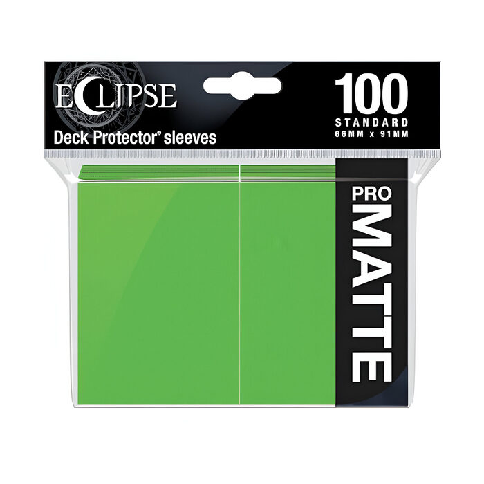 Ultra Pro – Eclipse Standard Matte Sleeves 100 Pack – Lime Green