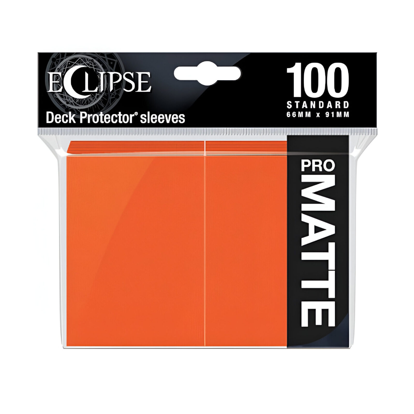 Ultra Pro – Eclipse Standard Matte Sleeves 100 Pack – Pumpkin Orange