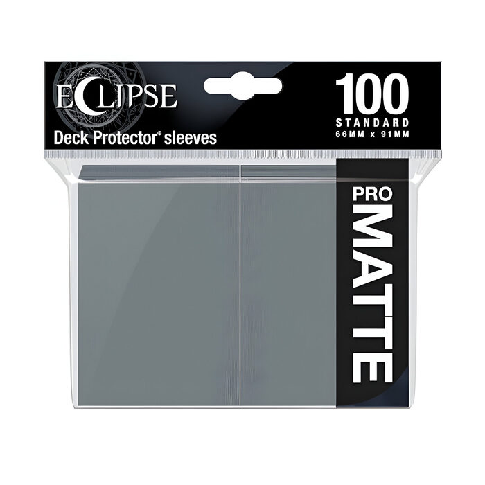 Ultra Pro – Eclipse Standard Matte Sleeves 100 Pack – Smoke Grey