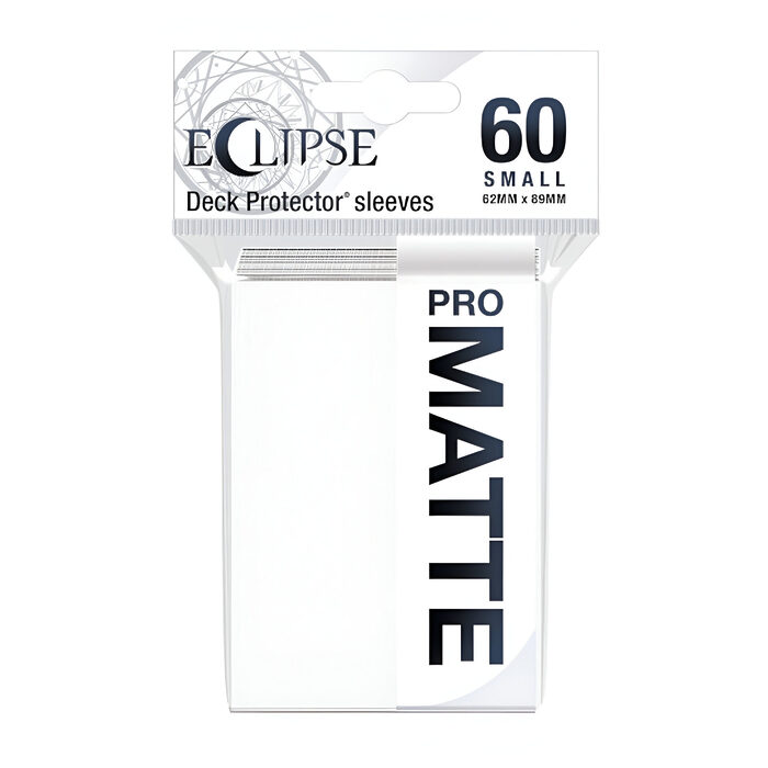 Ultra Pro – Eclipse Matte Small Sleeves 60 Pack – Arctic White