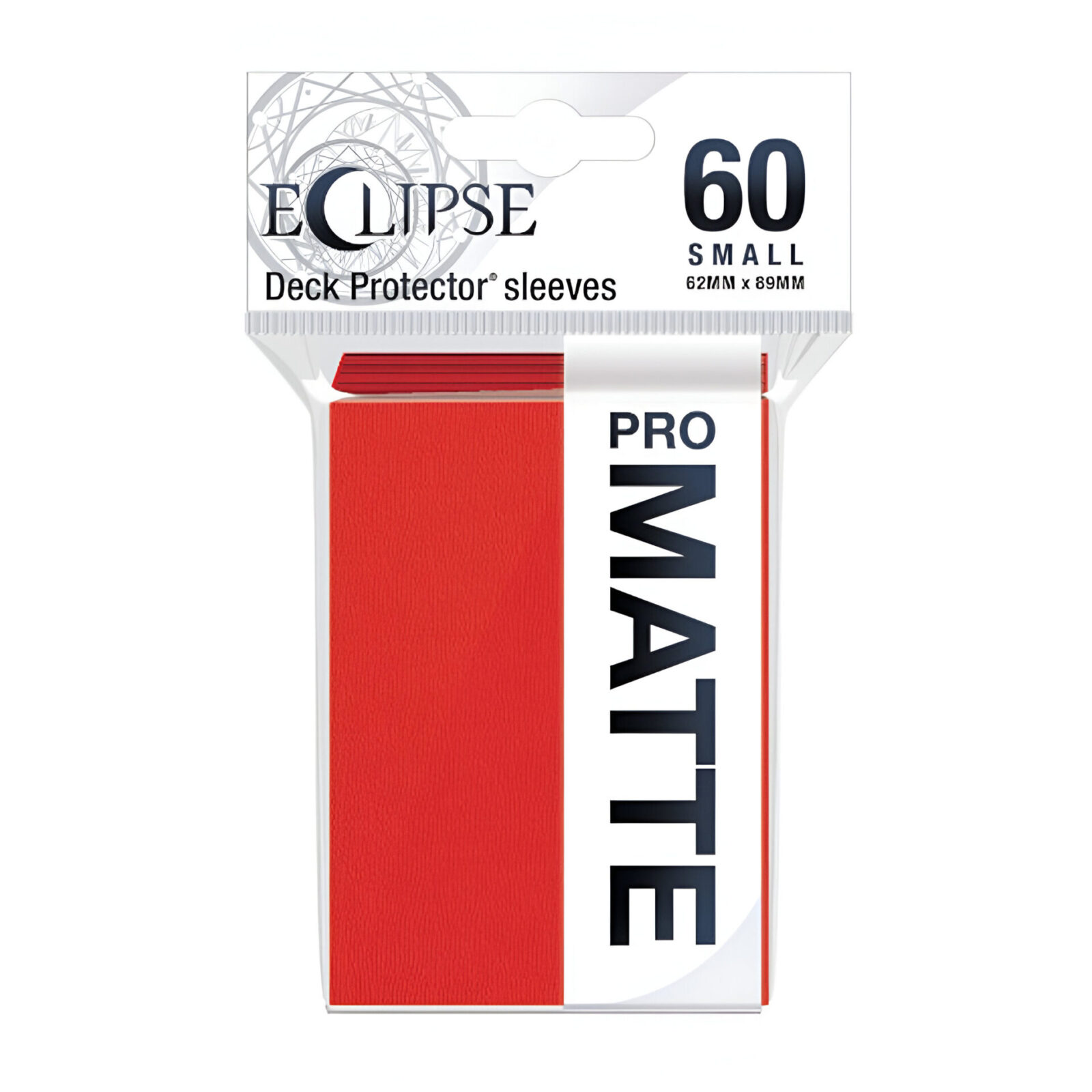 Ultra Pro – Eclipse Matte Small Sleeves 60 Pack – Apple Red