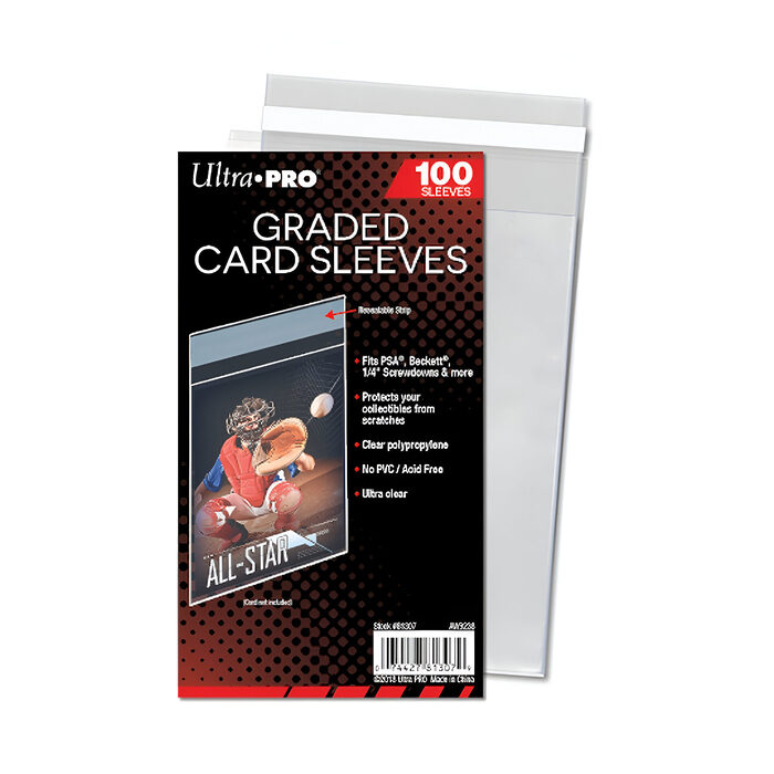 Ultra Pro – Resealable Graded Card Sleeves 100 Pack