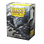 Dragon Shield – Dual Matte Standard Size Sleeves 100pk – Snow (10 Count)