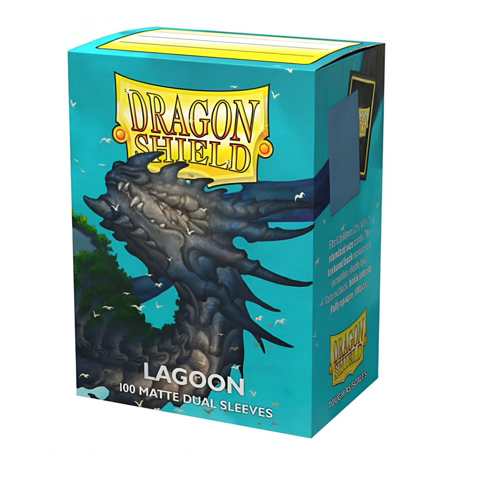 Dragon Shield – Dual Matte Standard Size Sleeves 100pk – Lagoon (10 Packs)