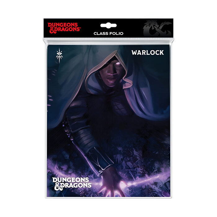 Ultra Pro – Dungeons & Dragons – Class Folio With Stickers – Warlock