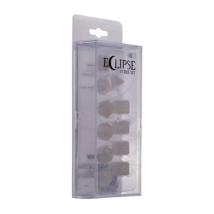 Ultra Pro – Eclipse 11 Dice Set – Arctic White 3