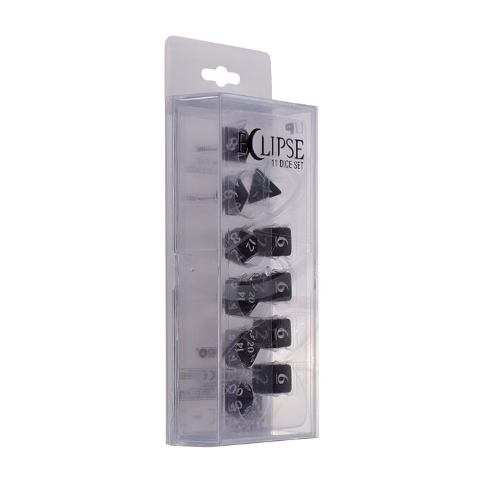 Ultra Pro – Eclipse 11 Dice Set – Jet Black