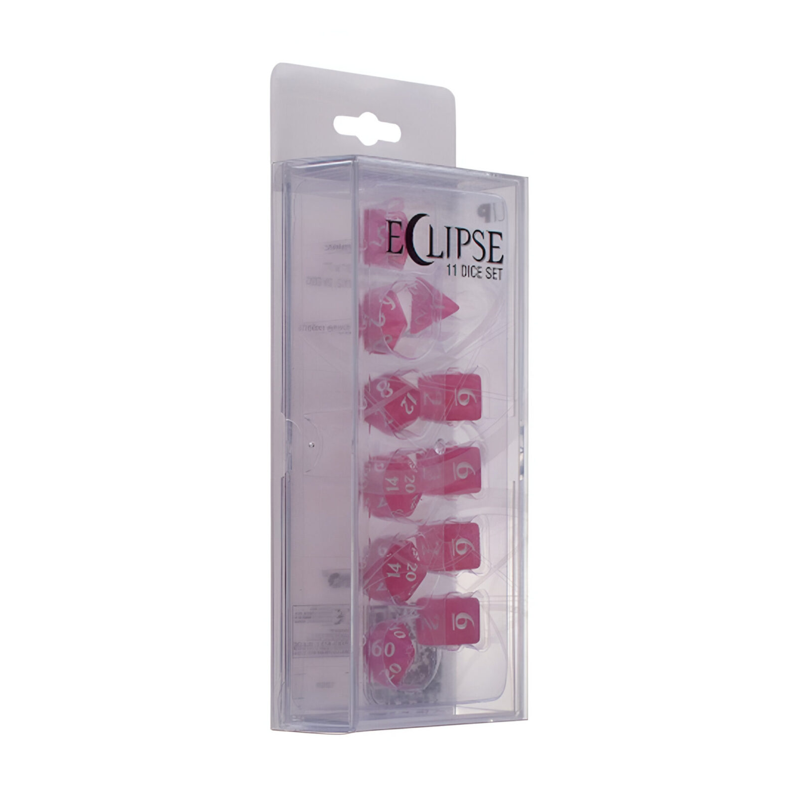 Ultra Pro – Eclipse 11 Dice Set – Hot Pink