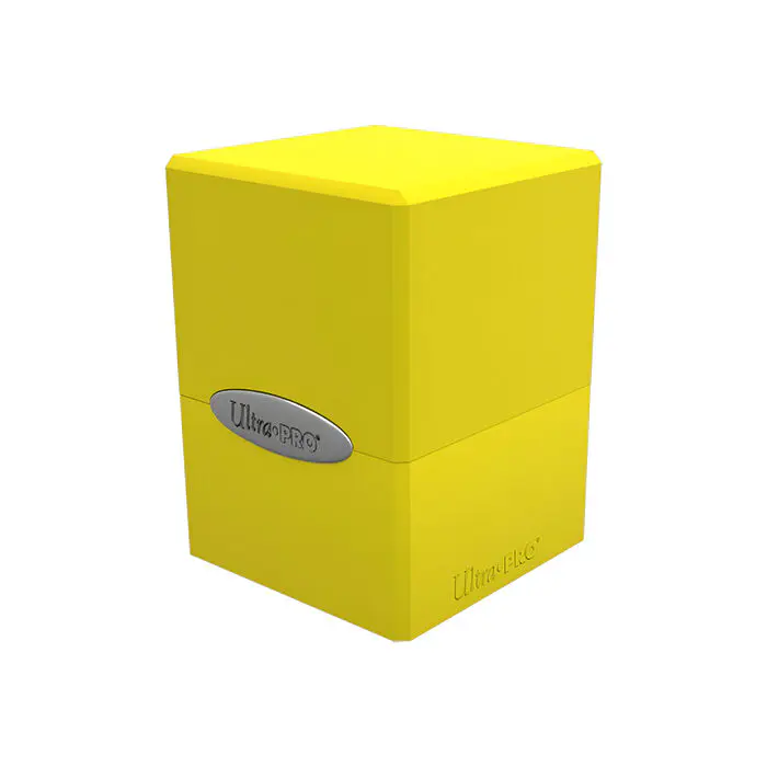 Ultra Pro – Satin Cube Deck Box – Lemon Yellow 3