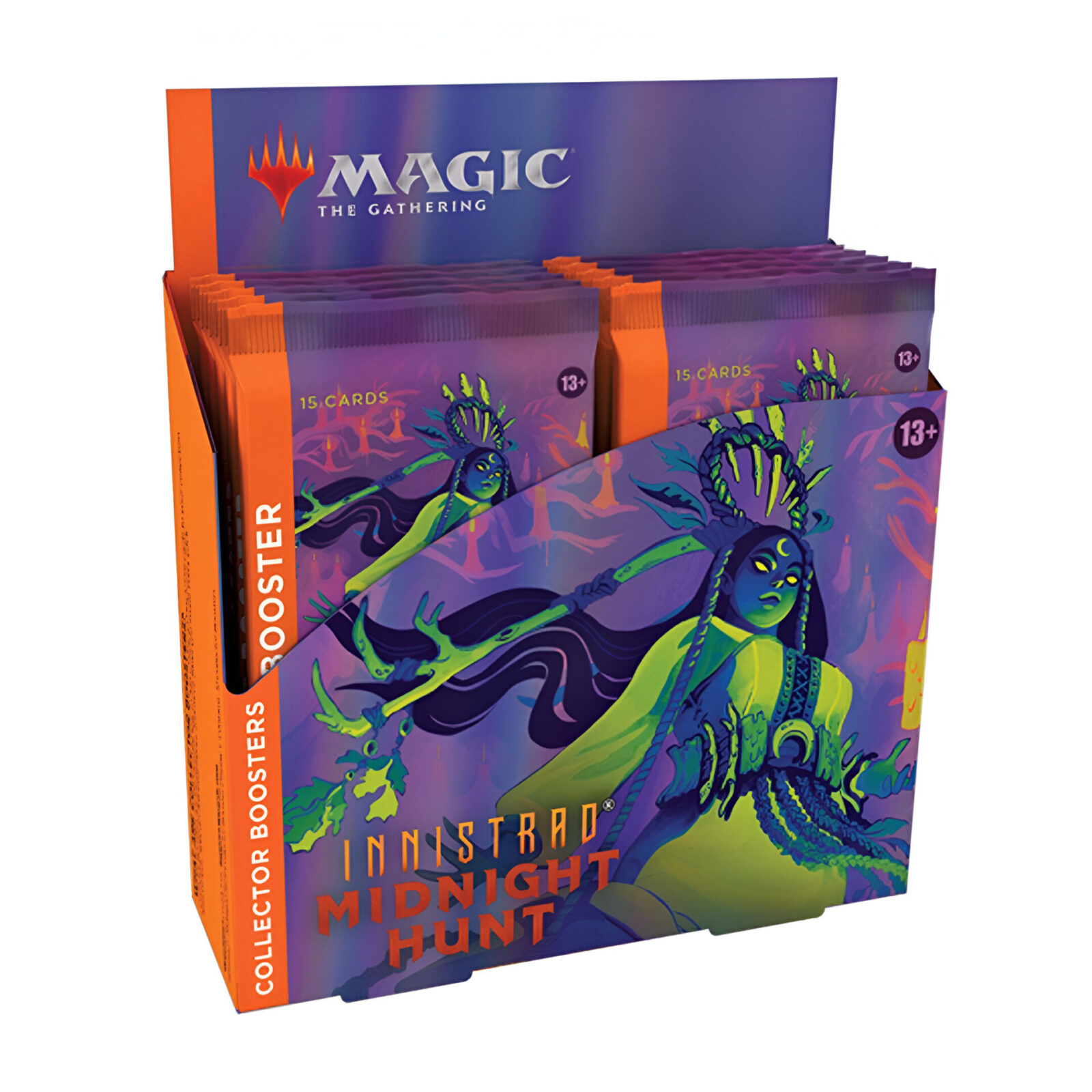 Magic: The Gathering – Innistrad Midnight Hunt Collector Booster Display (12 Packs)