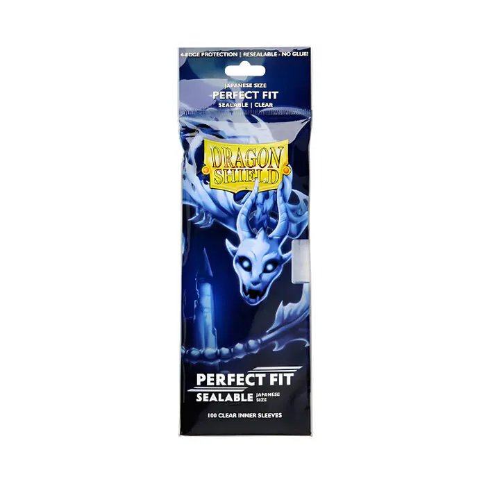 Dragon Shield Japanese Size Perfect Fit Sealable Inner Sleeves – Clear (100) 3
